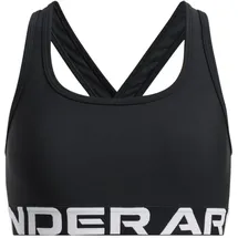 Under Armour Crossback Bra Schwarz/Weiß XS
