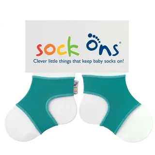 Sock Ons Babysöckchenhalter türkis 6-12 Monate,