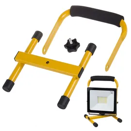 Maclean Brackets Baustrahlerstativ Stahl gelb
