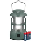 Ansmann LED Campinglampe, wiederaufladbare Outdoor Laterne 3 Leuchtmodi