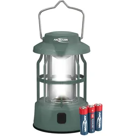 Ansmann LED Campinglampe, wiederaufladbare Outdoor Laterne 3 Leuchtmodi