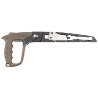 FUCHS Handsäge 2 Sägeblätter, Scheide + Gürtelclip, Taschensäge Säge Outdoor Camping