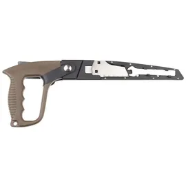 FUCHS Handsäge 2 Sägeblätter, Scheide + Gürtelclip, Taschensäge Säge Outdoor Camping