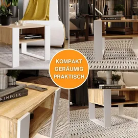 raumhirsch furniture Karo65 Weiß Wildeiche 65 x 45 cm
