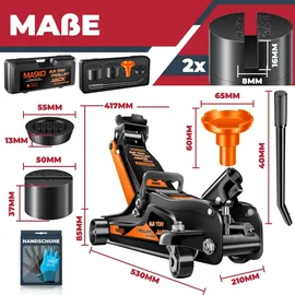 Masko Gummiauflage Metall orange