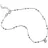 SilberDream Fußkette Silber 925 Sterling Silber ca. 25cm + 3cm Verlängerung Plättchen | Gr.: onesize
