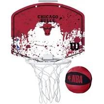Wilson Mini Basketballkorb NBA Team Chicago Bulls Rot