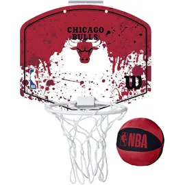 Wilson Mini Basketballkorb NBA Team Chicago Bulls Rot