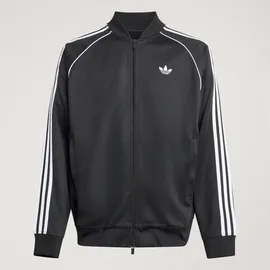 adidas SST ADICOLOR CLASSICS LOOSE TRACK TOP - Black / White - XS