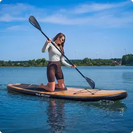Thunder SUP Board 350 x 81 x 15 cm Braun/Schwarz