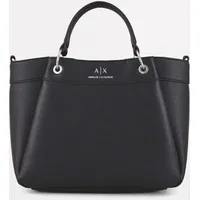 Armani Exchange Wave Shopping Bag Kunstleder Black