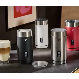 Tchibo elektrischer Milchaufschäumer Edelstahl, Schwarz