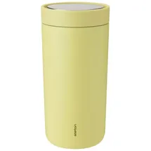 Stelton Thermobecher To Go Click 400 ml Edelstahl Gelb