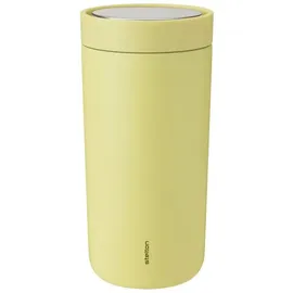 Stelton Thermobecher To Go Click 400 ml Edelstahl Gelb