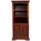 MASSIVMOEBEL24.DE Bücherregal 84 x 50 x 183 cm Braun
