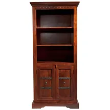 MASSIVMOEBEL24.DE Bücherregal 84 x 50 x 183 cm Braun