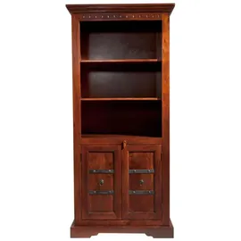 MASSIVMOEBEL24.DE Bücherregal 84 x 50 x 183 cm Braun