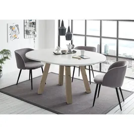 58 aufm Kessel Edda 110 x 78 x 110 cm Asteiche/Weiß