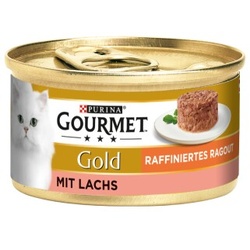 GOURMET Gold Raffiniertes Ragout 12x85g Lachs