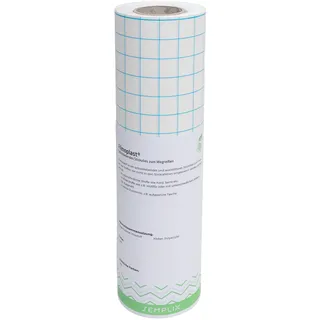 SEMPLIX Filmoplast® selbstklebendes ausreißbares Stickvlies: Zum Fixieren von Stoffen die Nicht in den Stickrahmen können (weiß, 50 cm x 25 m)