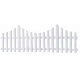 POWERTEC Garden Gartenzaun-Set 61 x 21,5 cm PP