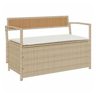 vidaXL Gartenbank 55 x 74 x 55 cm Beige