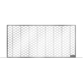 ACO Lichtschachtrost Streckmetall 84 x 40 x 2 cm
