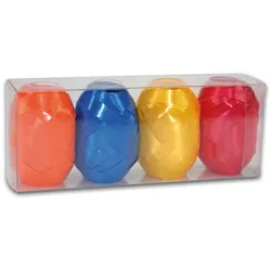 PRÄSENT Geschenkbänder orange/blau/gelb/rot