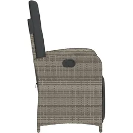 vidaXL Gartensessel 58 x 68 x 93 cm grau