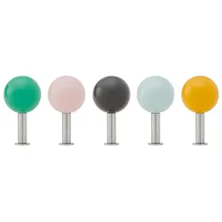 Schönbuch Dots Wandhaken 5er Set Palm Springs, Edelstahl