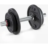 Hantelset aus teilweise recyceltem Gusseisen 10 kg Einheitsfarbe No Size