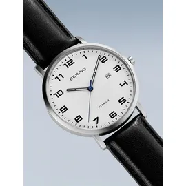 BERING Titanium Quarz schwarz 40 mm 18640-404