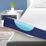 BedStory Topper 200x200cm, 7,5cm Höhe Matratzentopper aus Gel Memory Foam, H2 H3 Matratzen Topper mit Abnehmbarem Bezug für Mattress Boxspringbett Schlafsofa