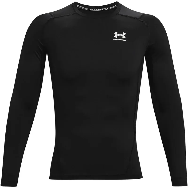 Under Armour Kompression T-Shirt Langarm Herren - schwarz -XL