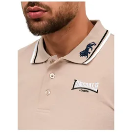 Lonsdale Lion Kurzarm-poloshirt - Sand / Black / White - S