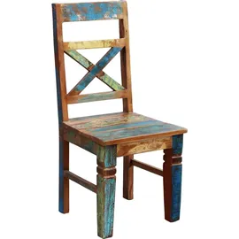 SIT Möbel Esszimmerstuhl Riverboat Holz bunt 2er Set