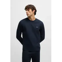 Boss für Herren. 50535870 Waffel-T-Shirt navy XL, Heimtextilien, Baumwolle, Langarm, Marine