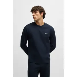 Boss für Herren. 50535870 Waffel-T-Shirt navy XL, Heimtextilien, Baumwolle, Langarm, Marine