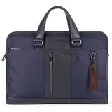 Piquadro Brief Aktentasche RFID 41 cm Laptopfach blau