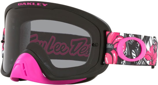 Oakley O-Frame 2.0 Pro MX Tld Cosmic Jungle, lunettes de protect - Fuchsia/Gris/Blanc Légèrement Teinté