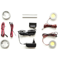 MCA Tarragona Beleuchtung 2-er Set LED Power Spot 05022ZB
