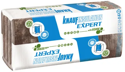 KNAUF Trennwandplatte, 625mm, Glaswolle - braun