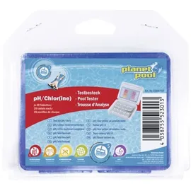 Planet Pool pH/Chlor-Testbesteck rot 0,11 m
