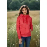 salzhaut Sweatjacke SÖÖTE JACKE Damen Leicht tailliert komfortabler Fit, nordisch klar – entspannter Look mit Haltung weiß S
