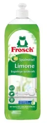 Frosch Limone Spülmittel, hautfreundlich 6454 , 1 Karton = 10 Flaschen à 750 ml