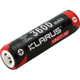 Klarus 18GT36 18650 Li-Ion Akku 3,6V 3600mAh