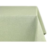 Beautex Tischdecke Fleckenabweisende bügelfreie Tischdecke mit Lotuseffekt, Leinenoptik (1-tlg) grün