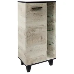 FACKELMANN Midischrank »TE-A«, BxHxT: 47 x 94,2 x 32 cm, Optik Nature-Oak - braun
