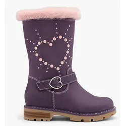 Stiefel - mit Licht - Damen - lila