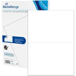 MEDIARANGE MRINK141, Weiß, Dauerhaft, 210 x 148,5, A4, Matte, Laser/Inkjet